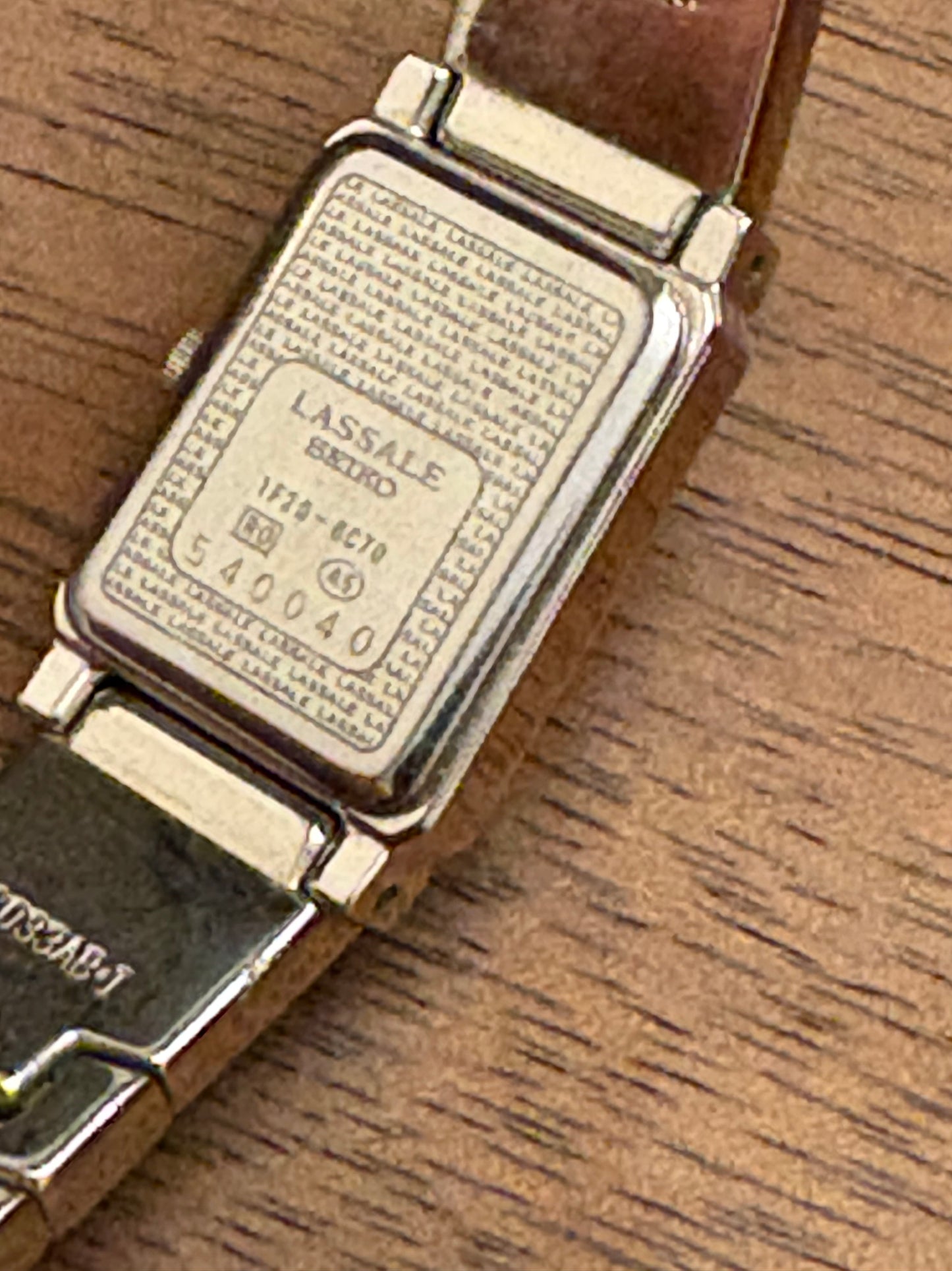 Ultra super rare 90s vintage seiko LASSALE 1F20-6C70