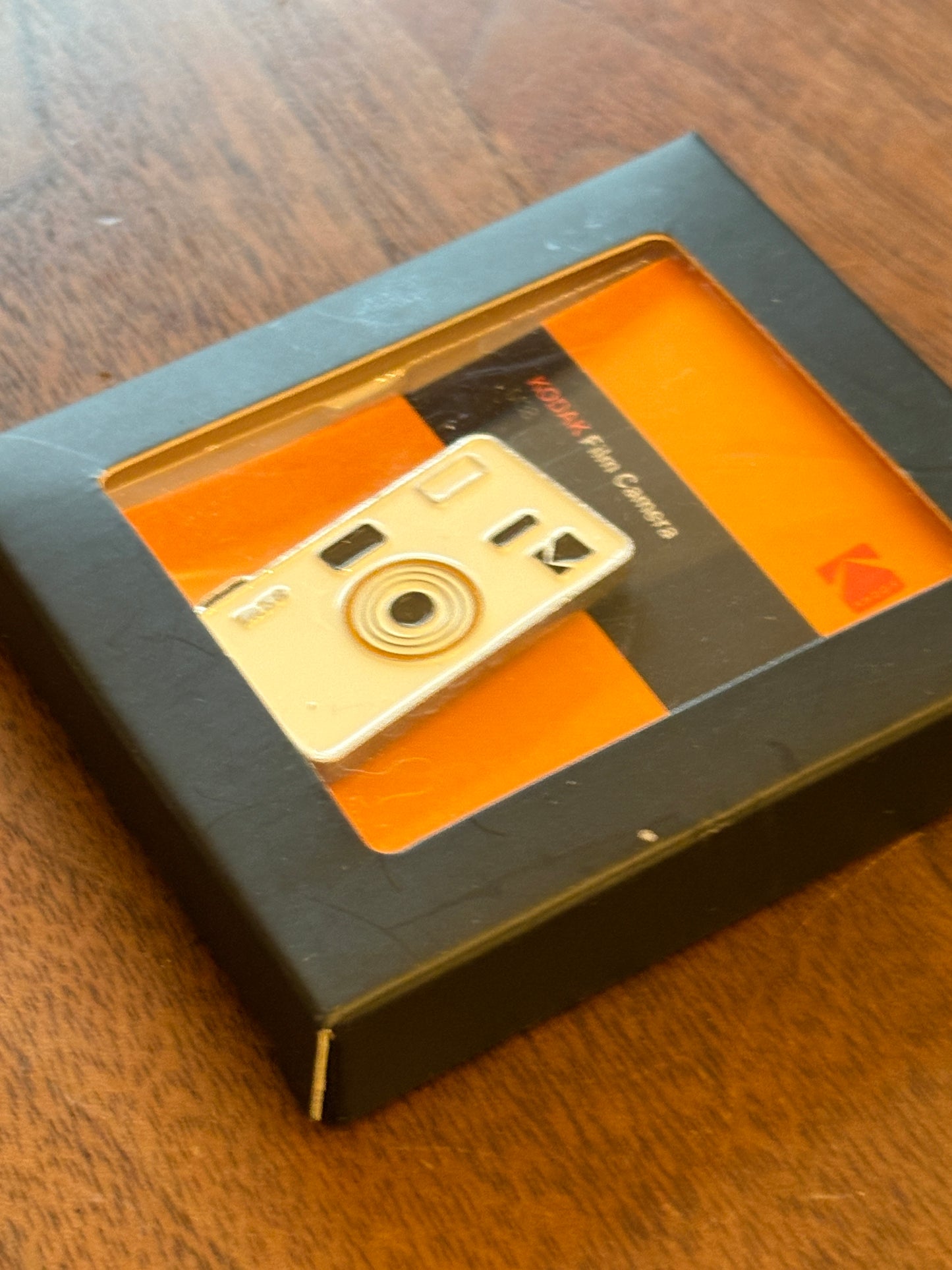 very rare Kodak M38 pin badge white