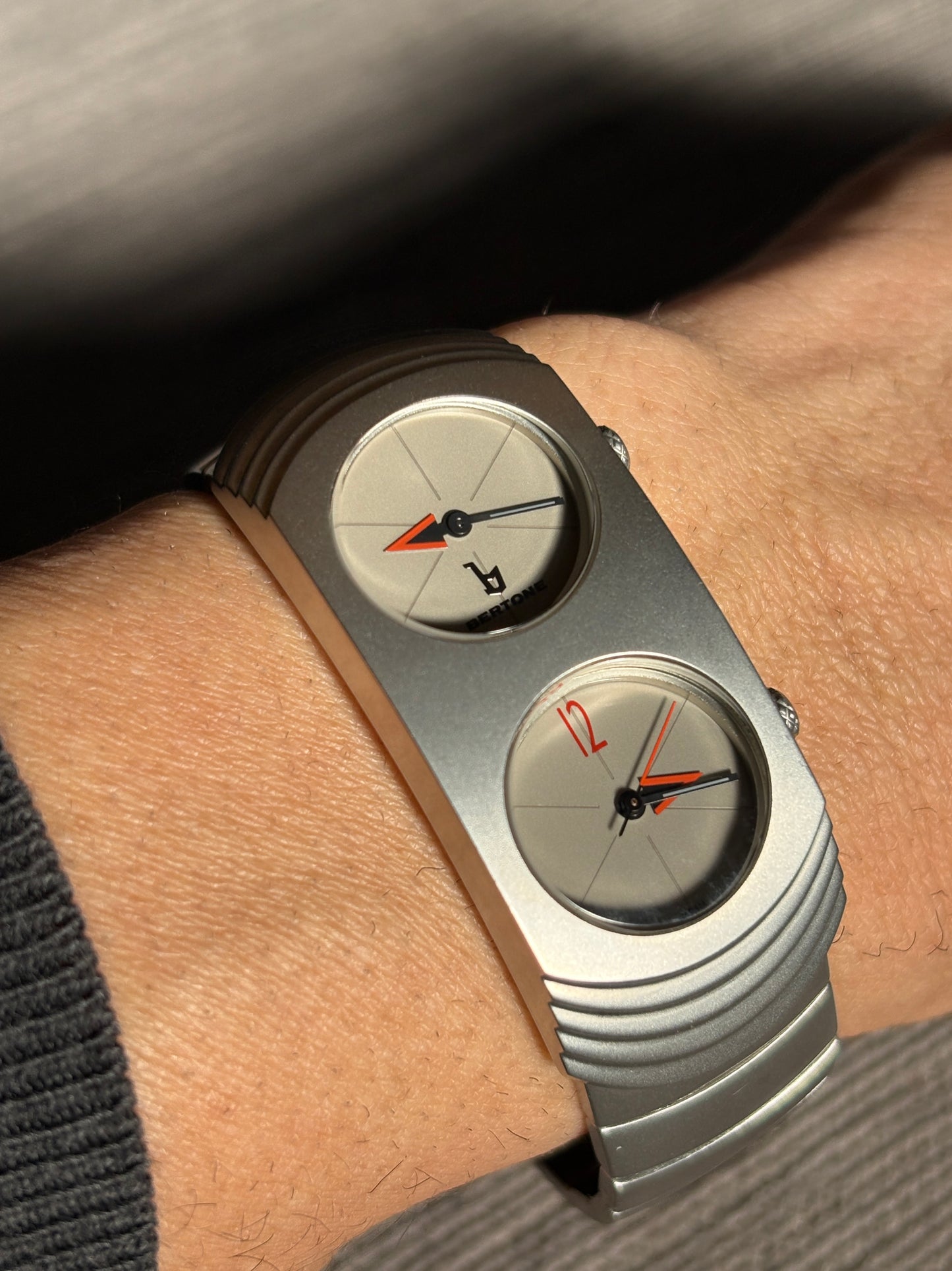 Special Rare Bertone Double Face Watch