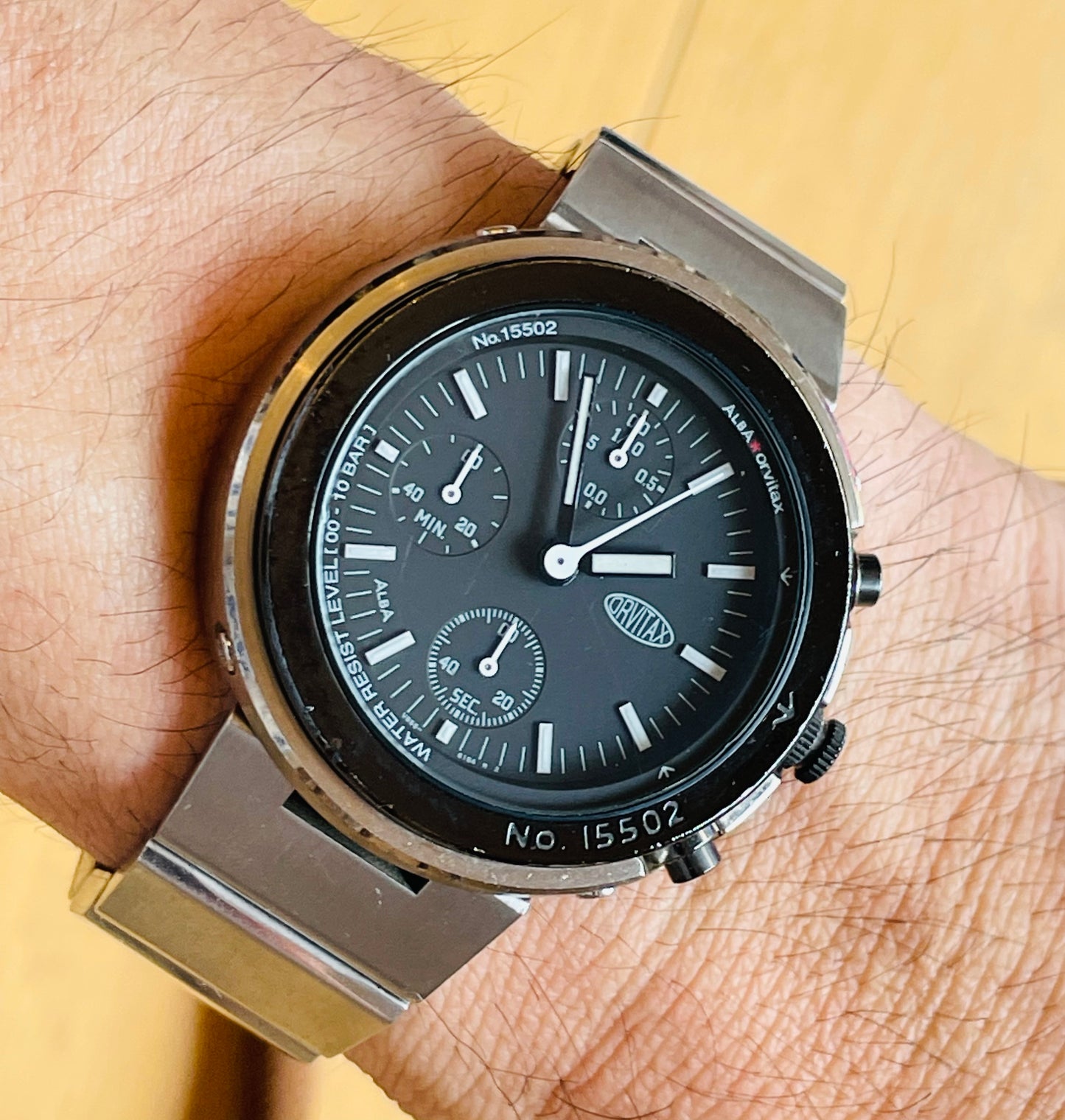 super rare 90s vintage seiko alba ORVITAX