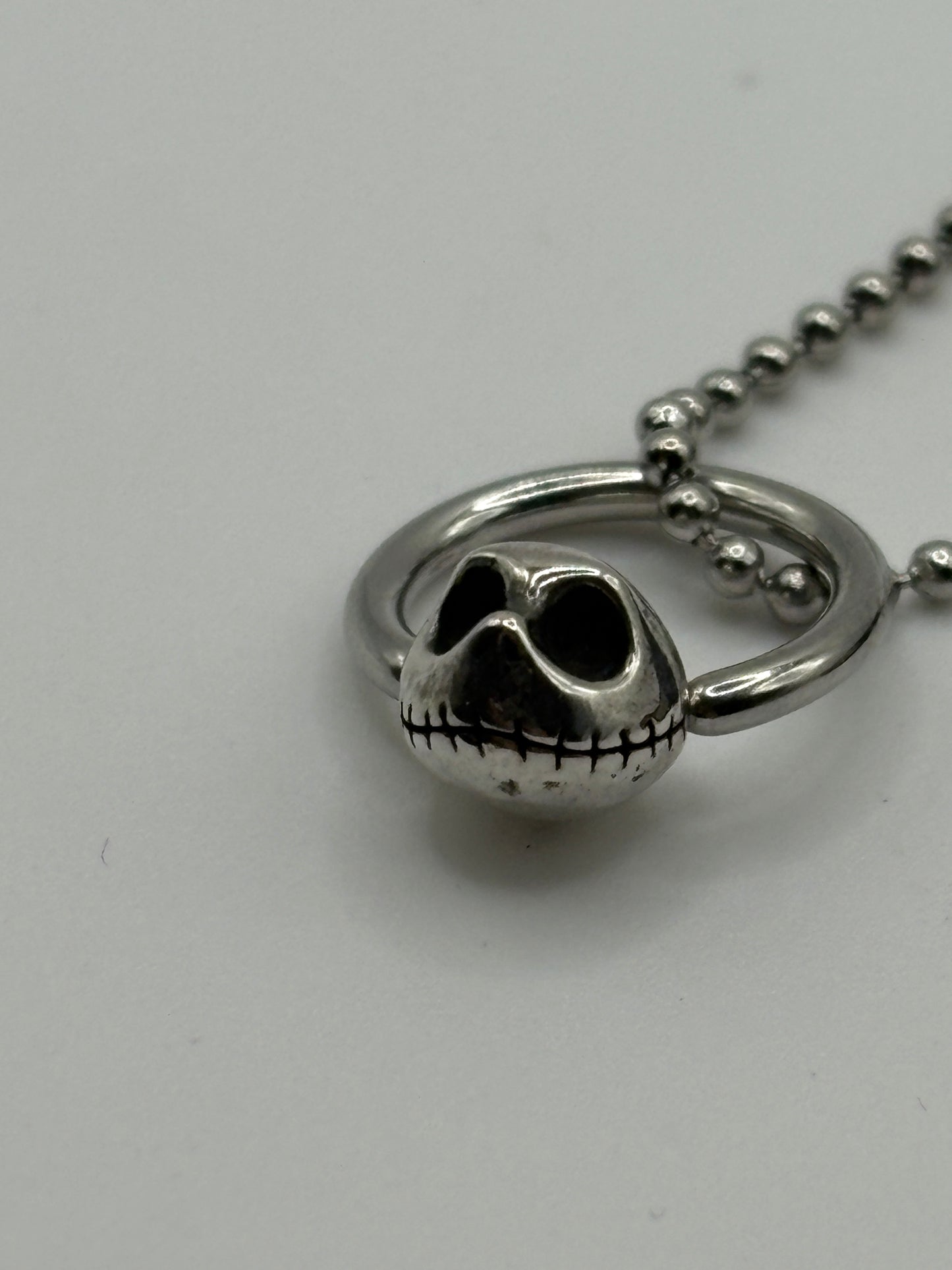 Super rare vintage  JAP Studio nightmare before christmas  silver  925    necklace