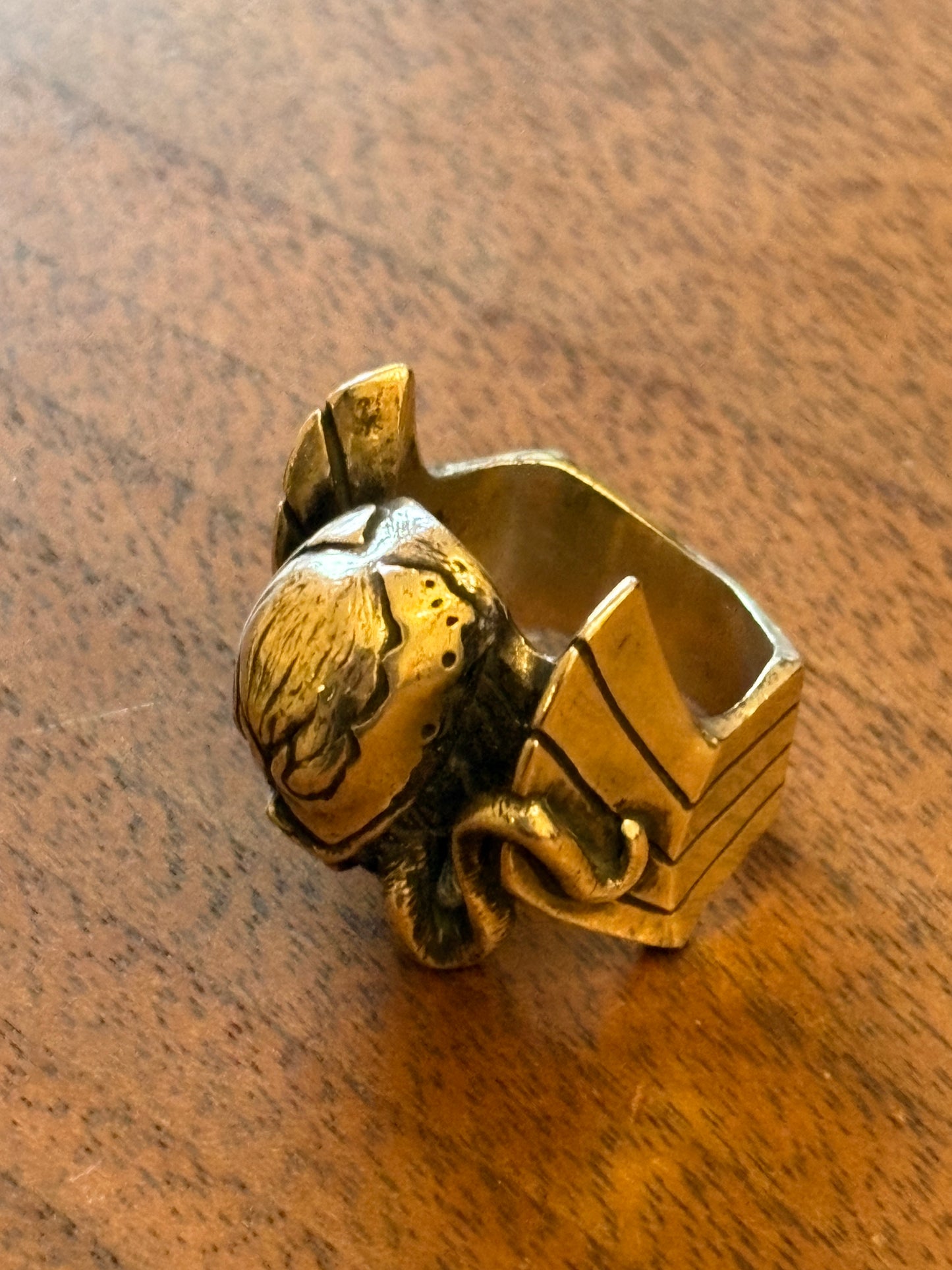super rare vintage  JAP Studio  spiderman Venom silver  925 ring