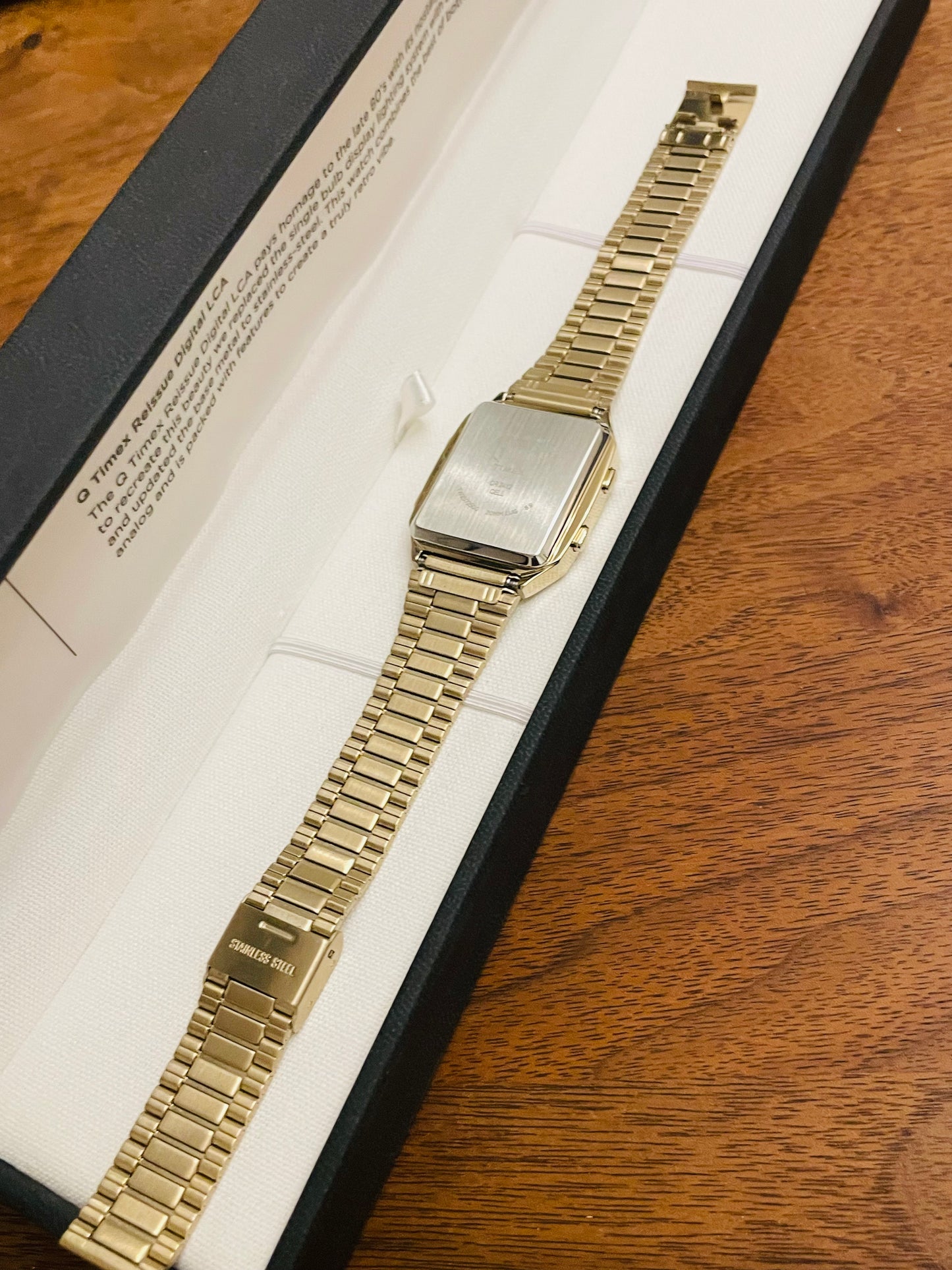 timex  very beautiful. digital analog. great design.