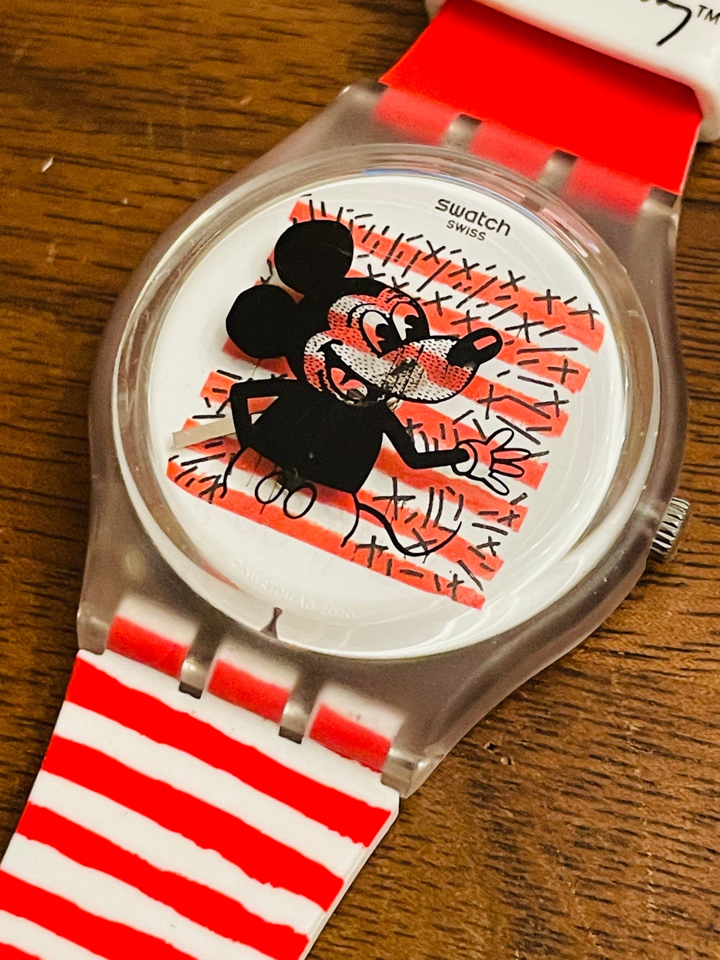 very very rare swatch×Keith Haring× Disney_1