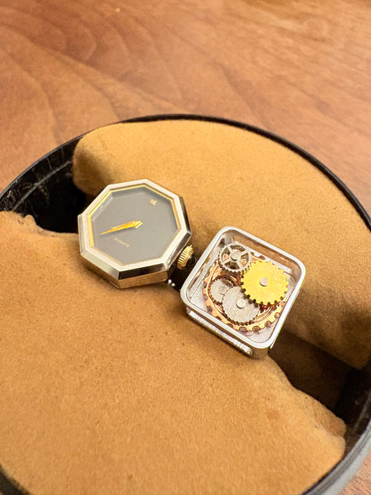super rare vintage TATEOSSIAN Cufflinks watch