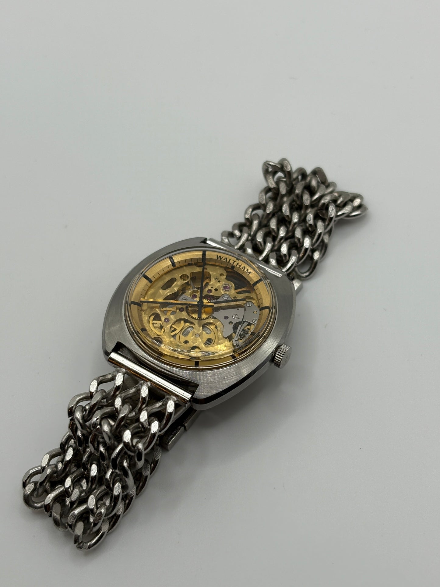 Super rare 70s vintage  Waltham　SWISS　made