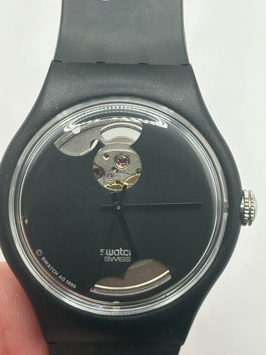 Super rare　unused 90s vintage  automatic　swatch 　 punch