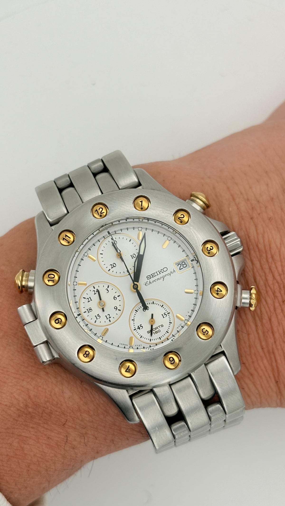90ｓ　vintage 2000 Limited Edition SEIKO Premier  7T27-6A10