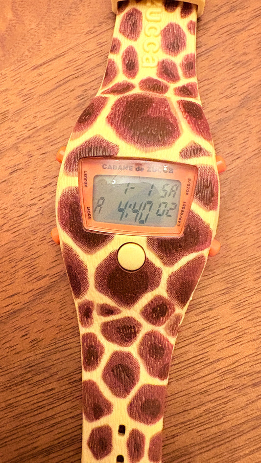 Very  rare vintage seiko×zucca safari zoo