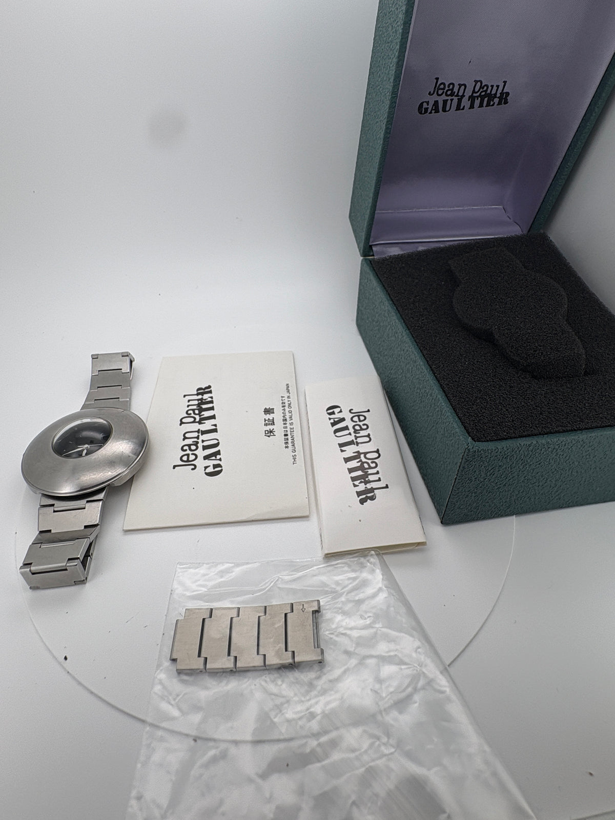 With　Box 90s  vintage  Jean Paul Gaultier×CITIZEN