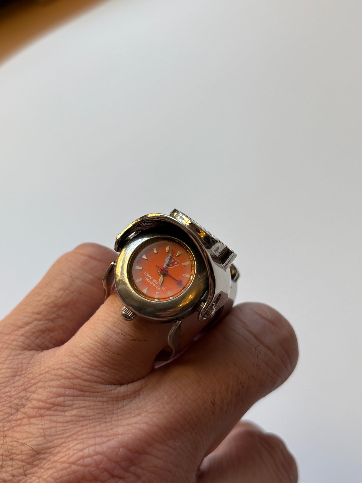 Super rare vintage L'Arc~en~Ciel Armor Ring Watch