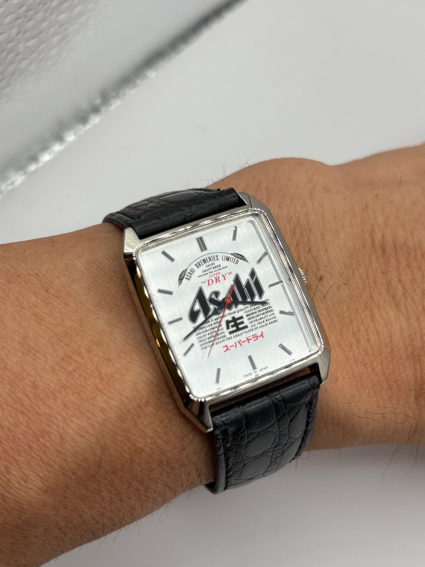 Super rare SEIKO vintage Asahi Super Dry made in japan