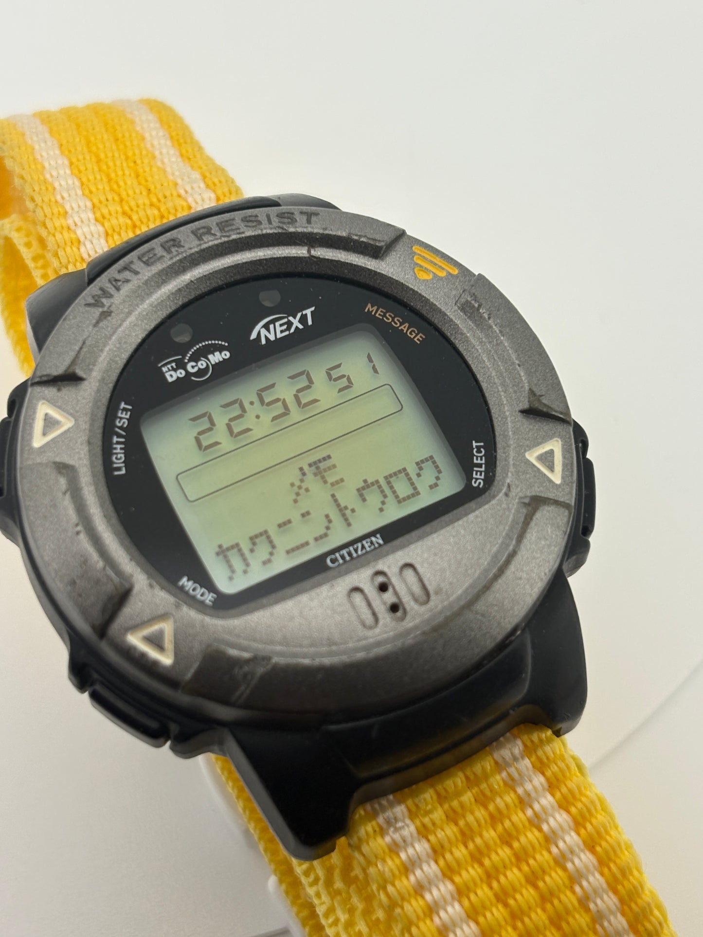 90s vintage NTT docomo Pager Watch & Pager Set