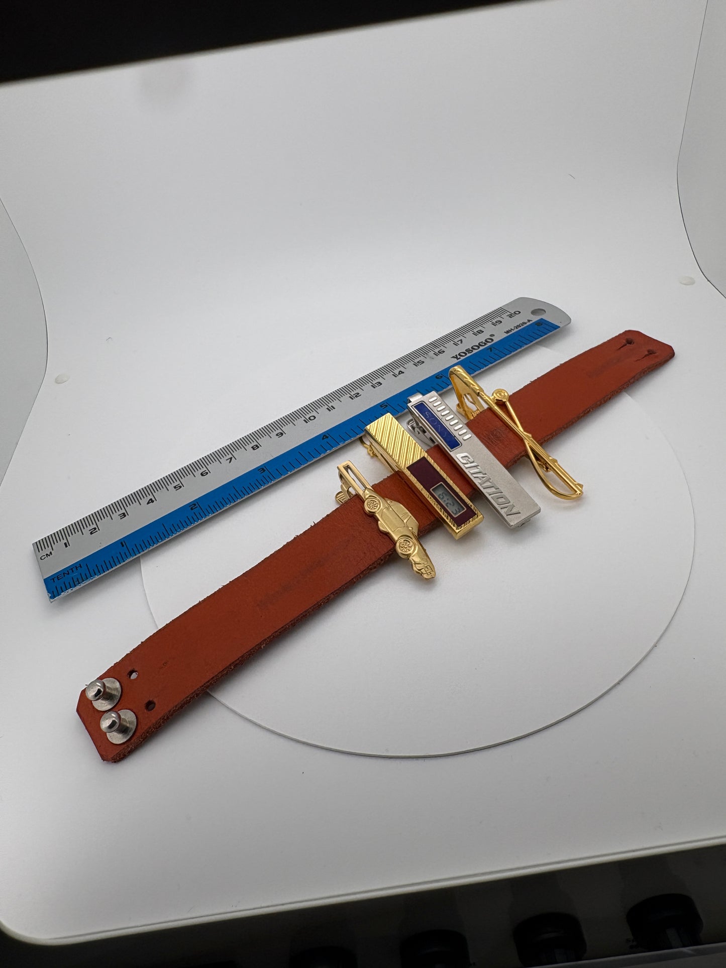 Sharp Tie Clip Watch