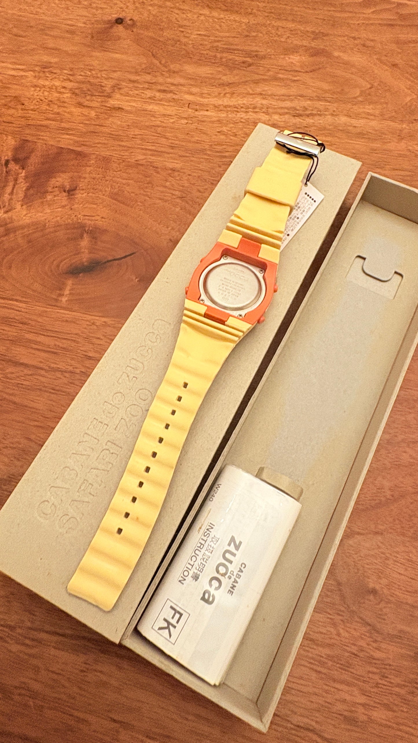 with box Very  rare vintage seiko×zucca safari zoo