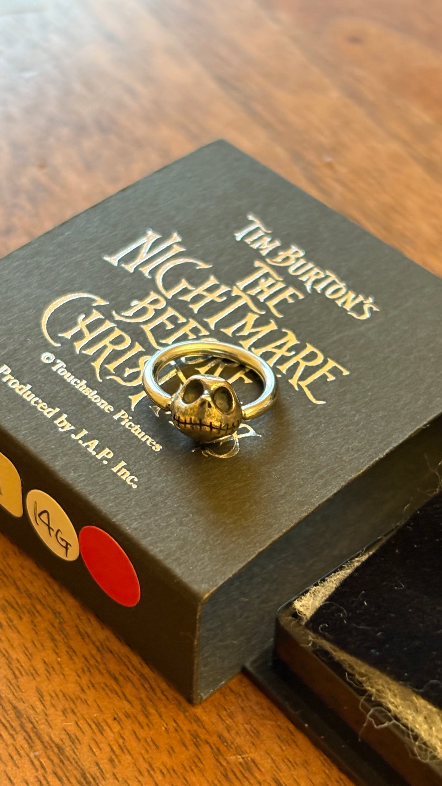 super rare vintage  JAP Studio nightmare before christmas  silver  925    necklace