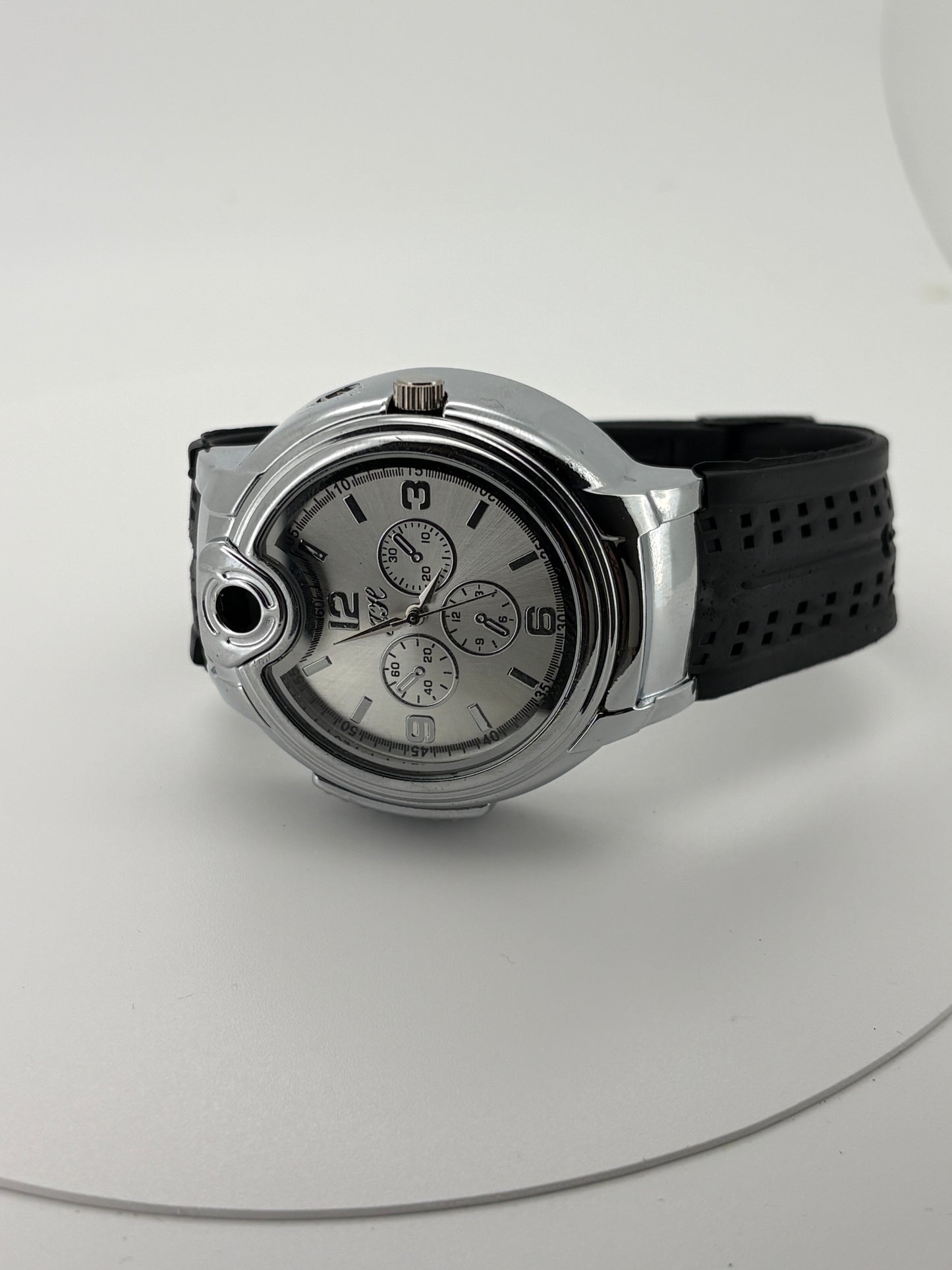 Very rare lighter watch silver