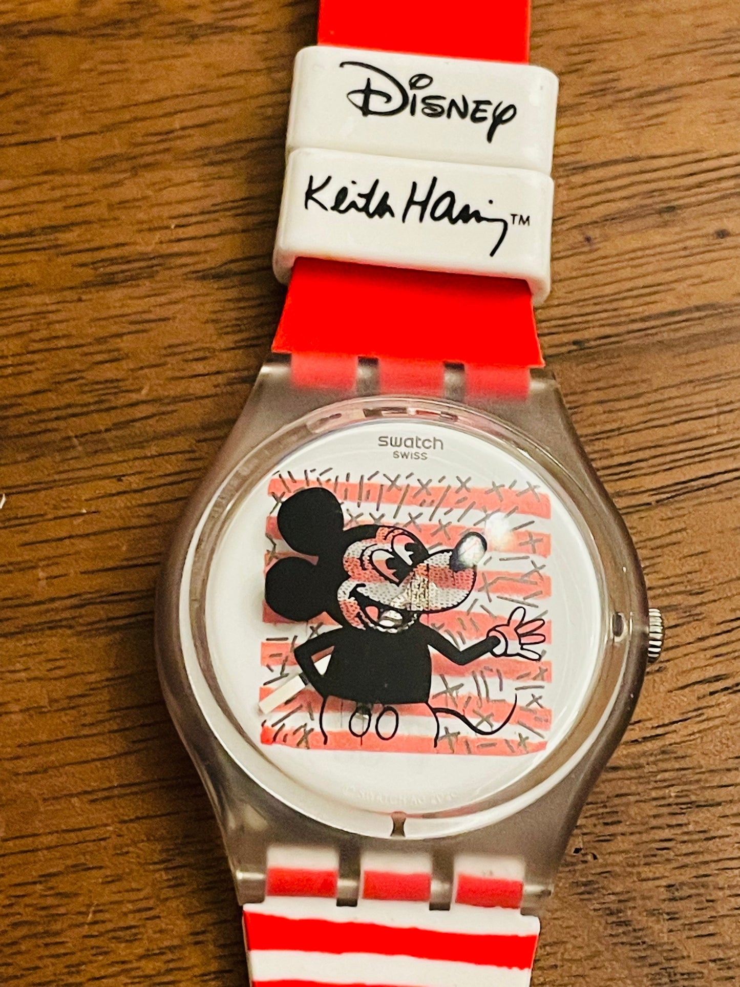 very very rare swatch×Keith Haring× Disney_1