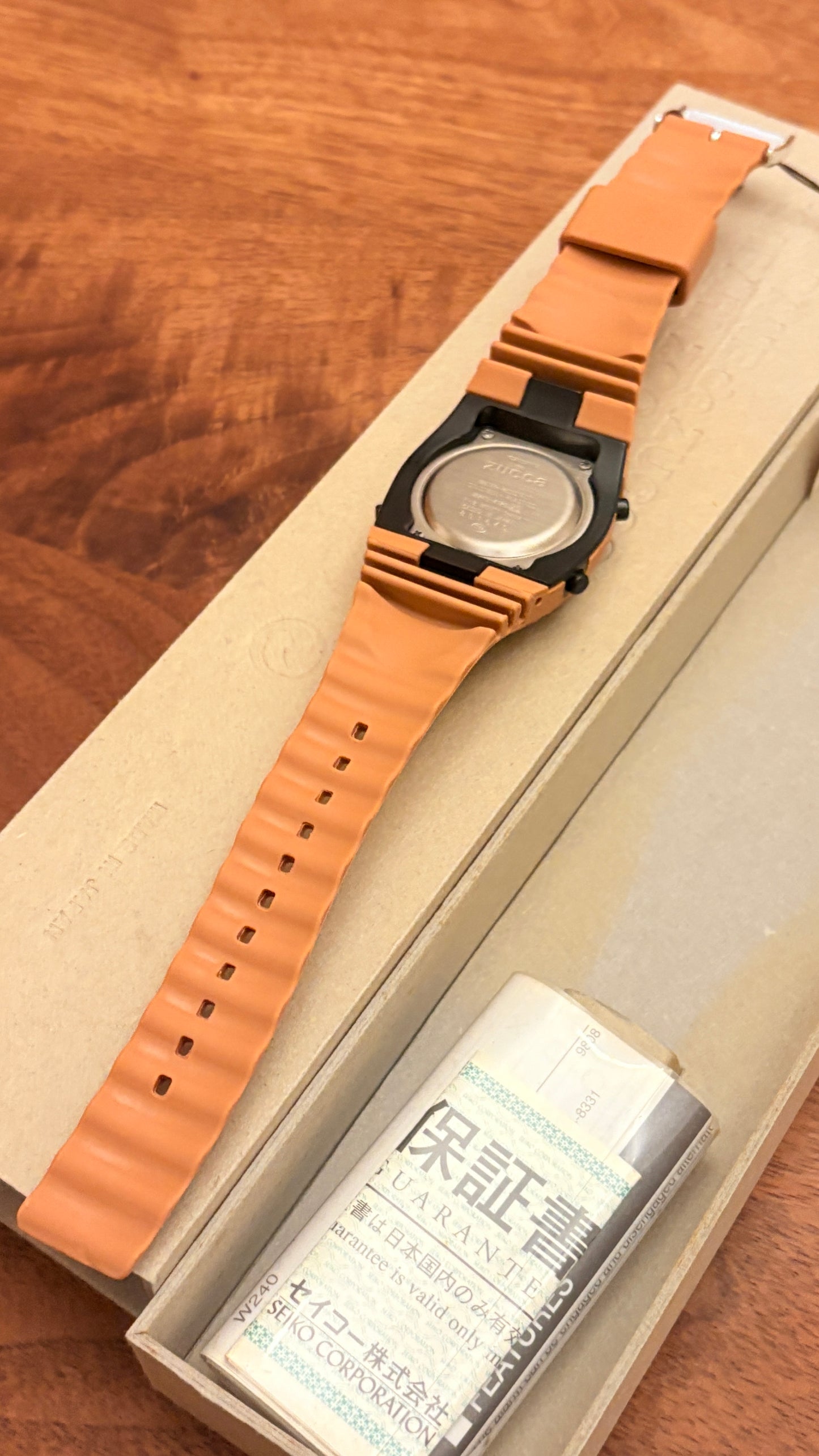 with box Very  rare vintage seiko×zucca safari zoo