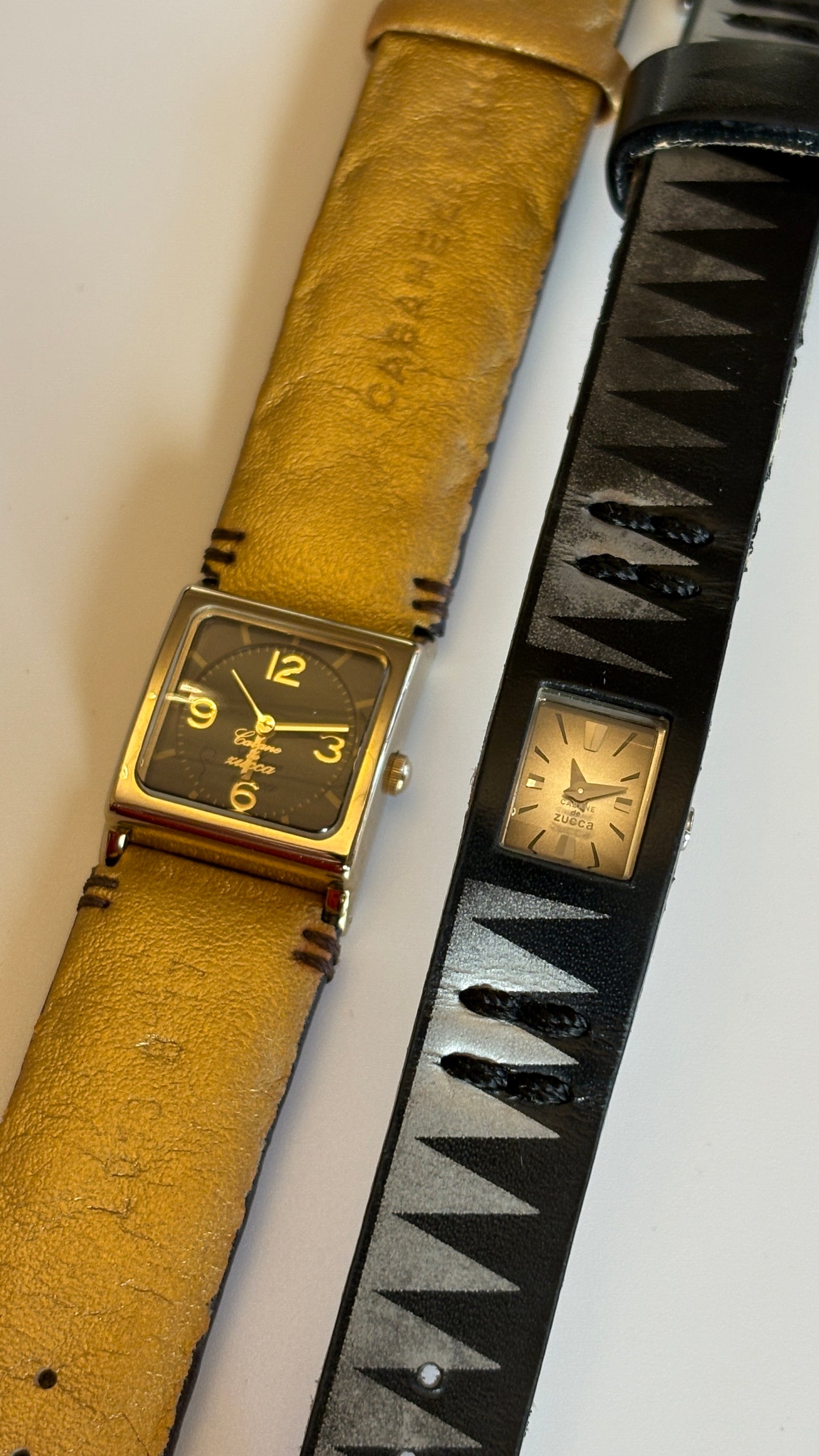 Very rare  99s vintage rare Chewing Gum Leather Version Tribe + Cute Gold