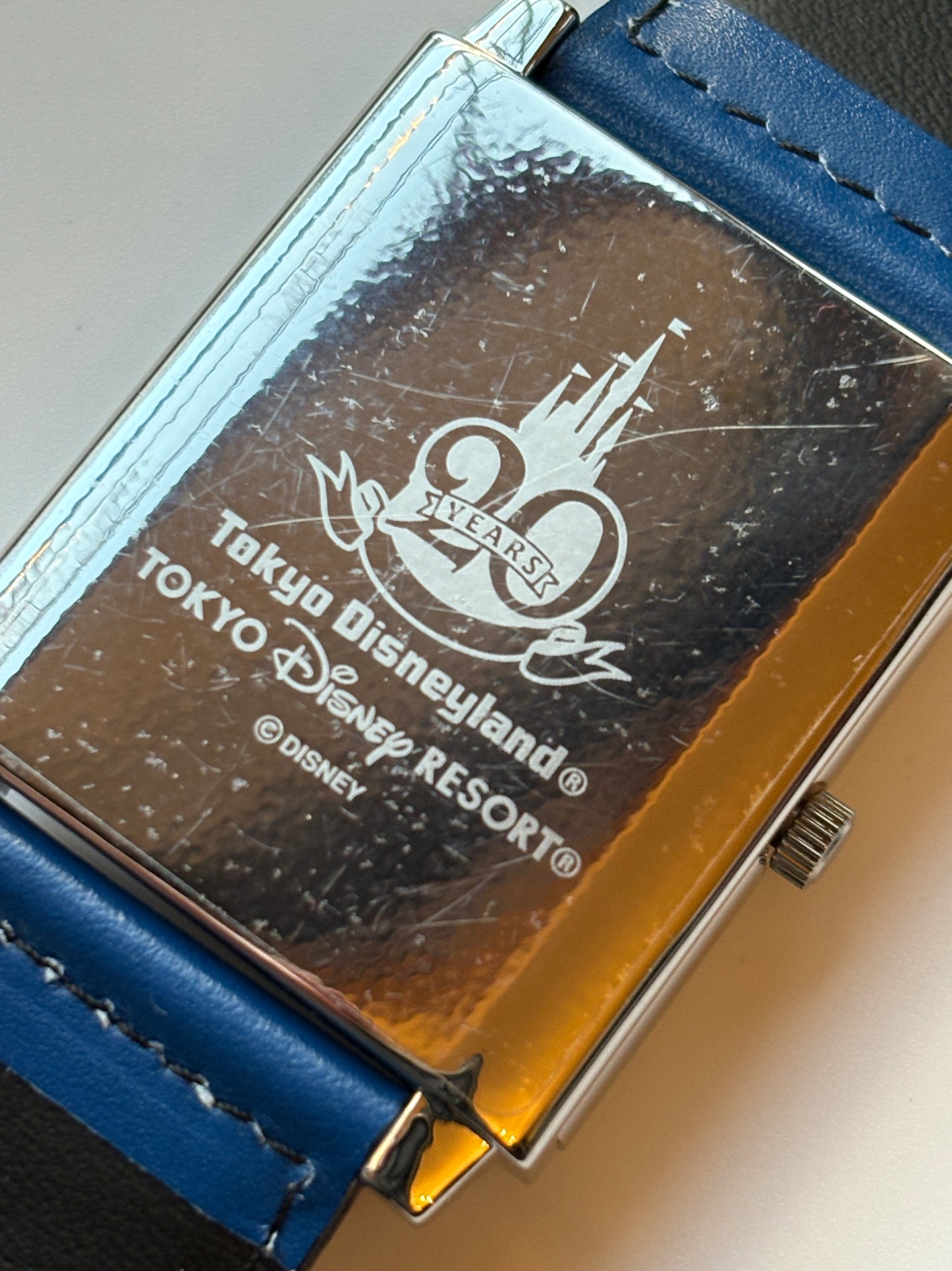 Super rare 2000s Tokyo Disneyland 20th anniversary model with box  mickey　 Reverso