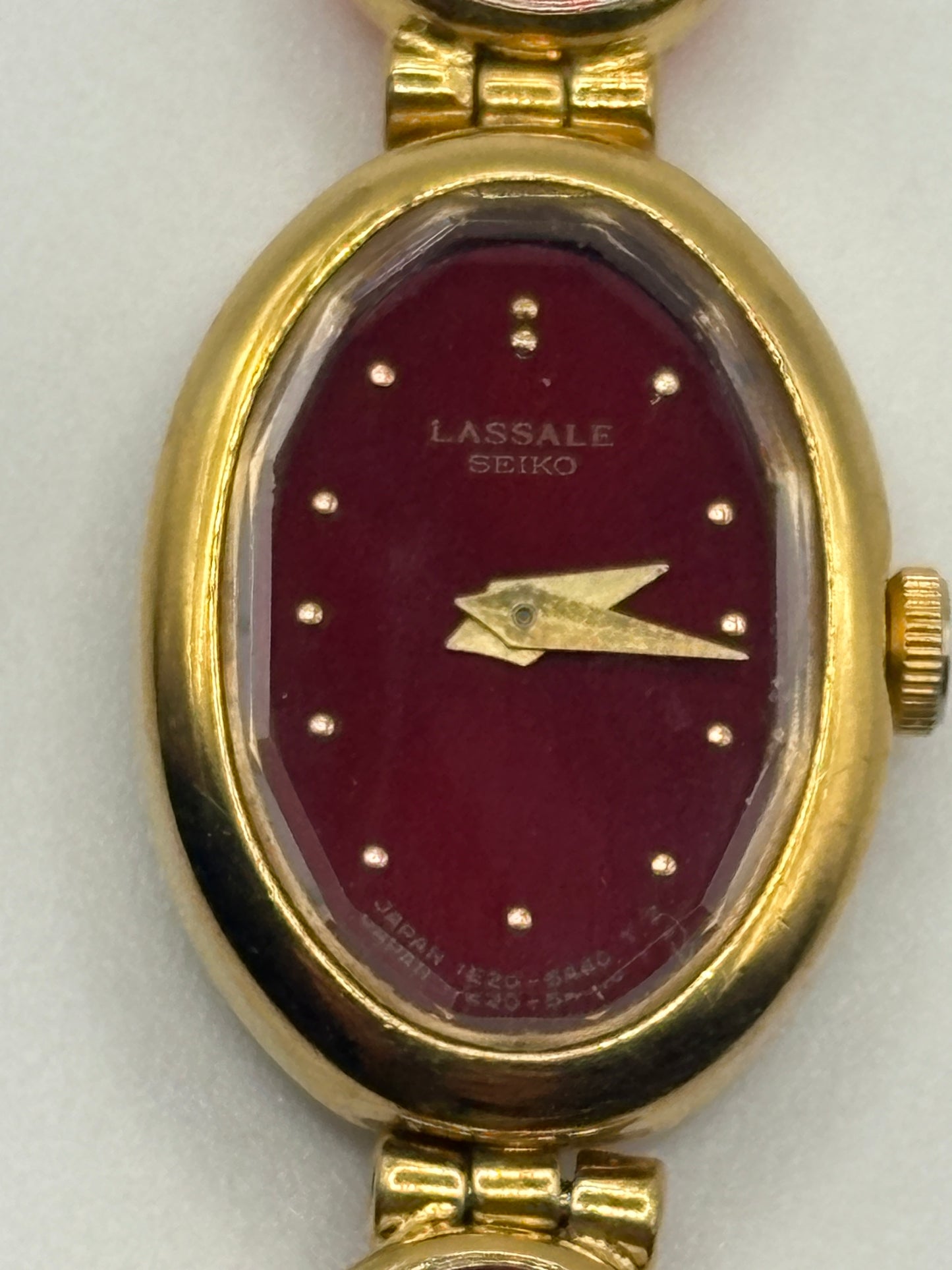 Super rare 90s vintage seiko LASSALE　1E20-3060