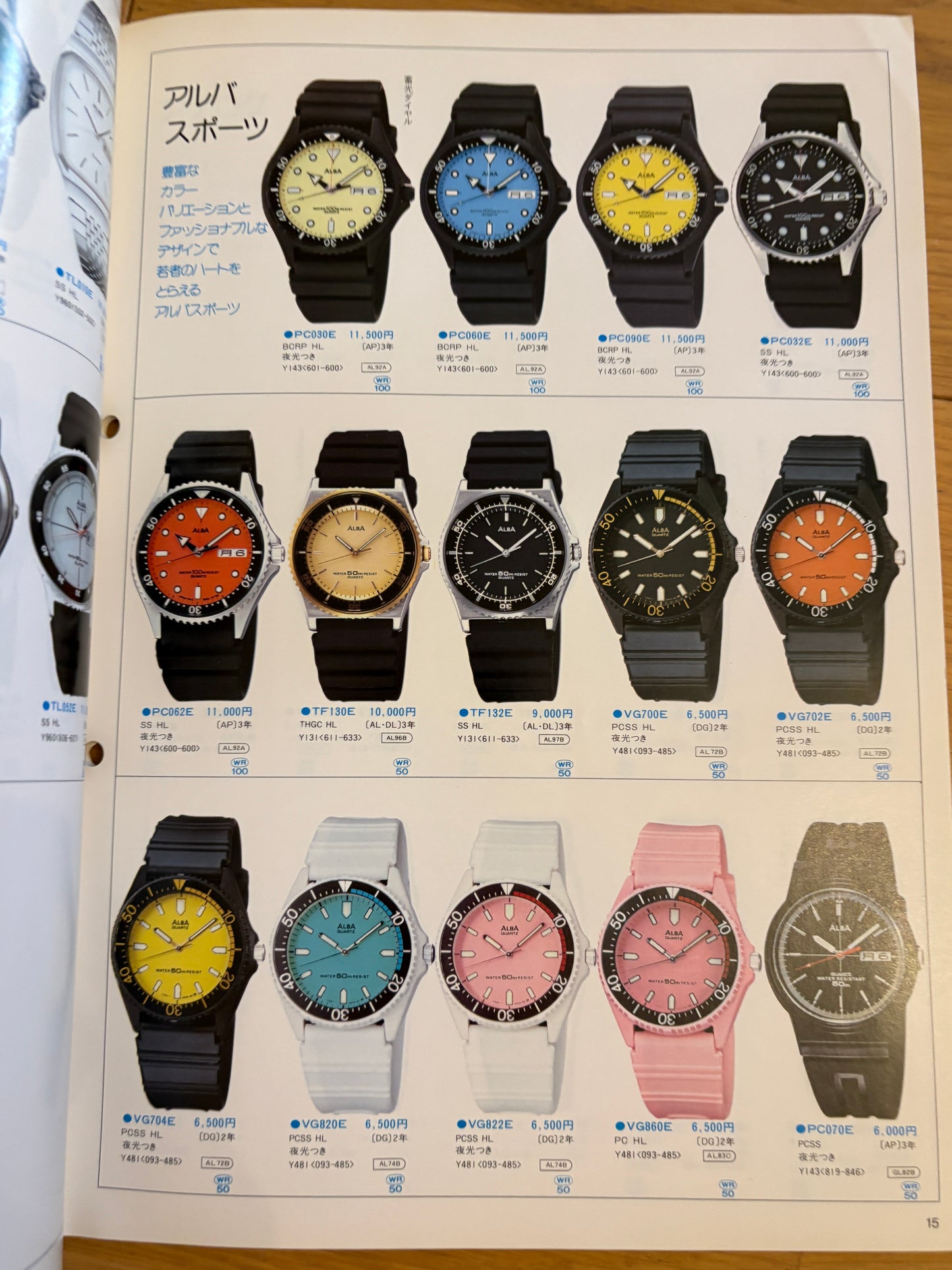 SEIKO alba   85s VOL3 Watch Dealer Catalog