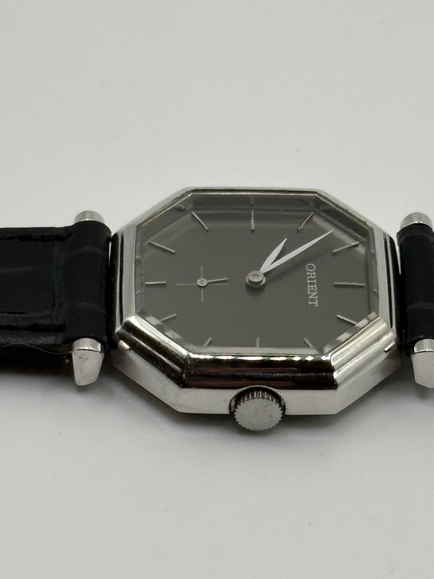 Super rare 80s vintage  ORIENT　octagon  watch