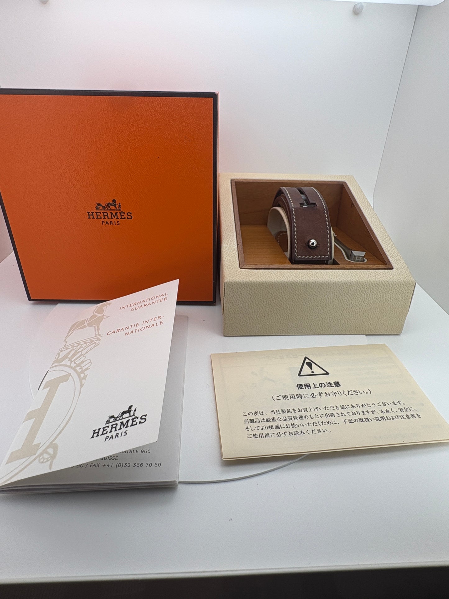 Hermes Bracelet Watch with Guarantee