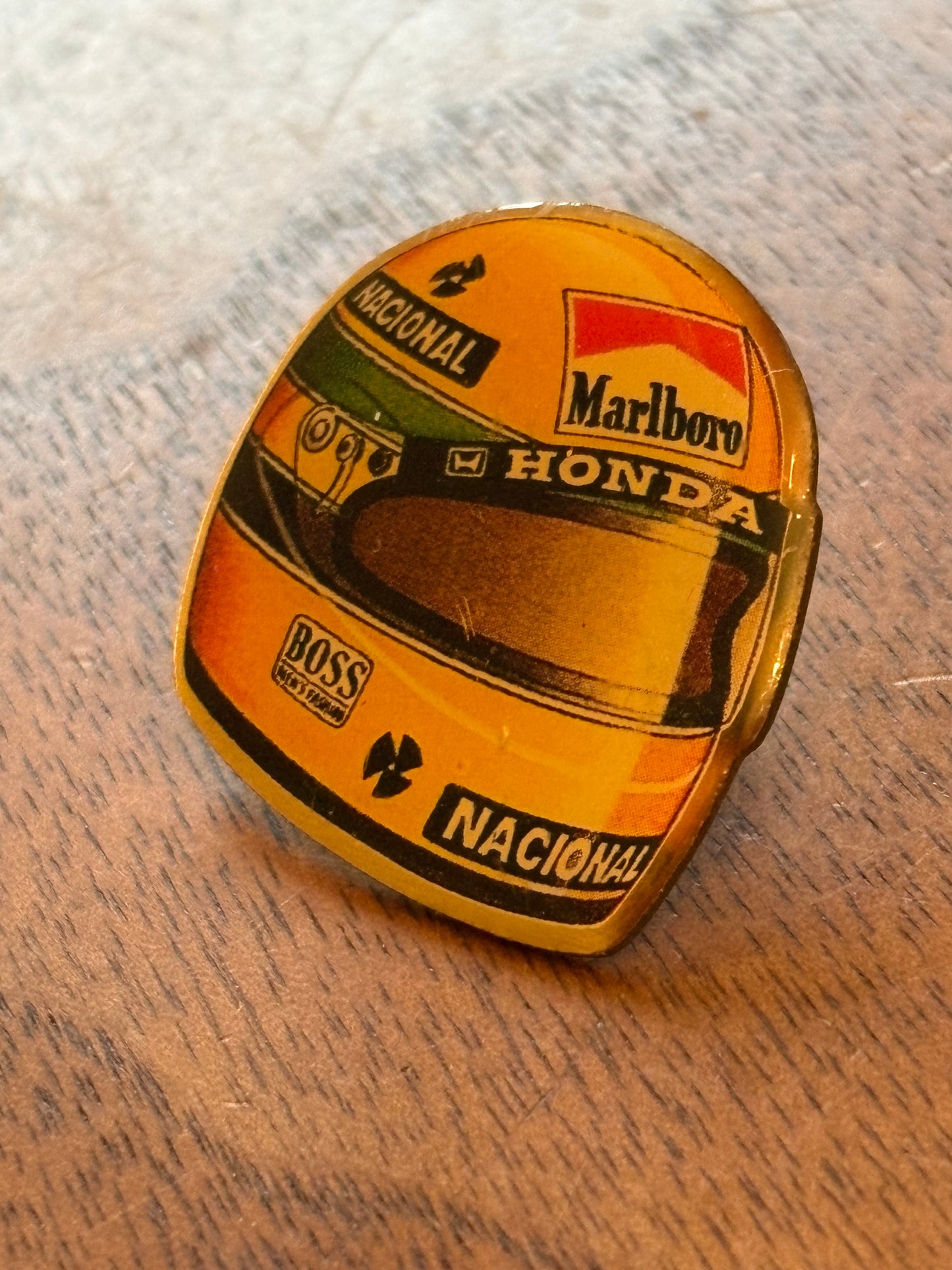 very rare 80s Honda pin badge