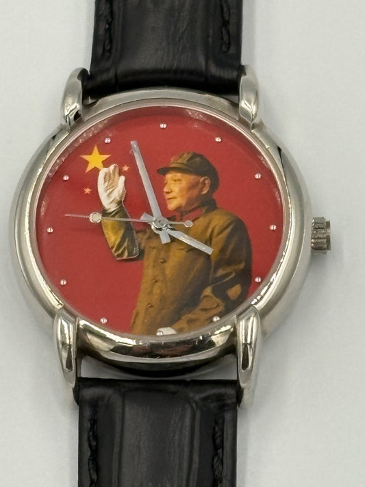 2 Very rare watch Deng Xiaoping waving watch　 Shanghai Tang  Mao Zedong