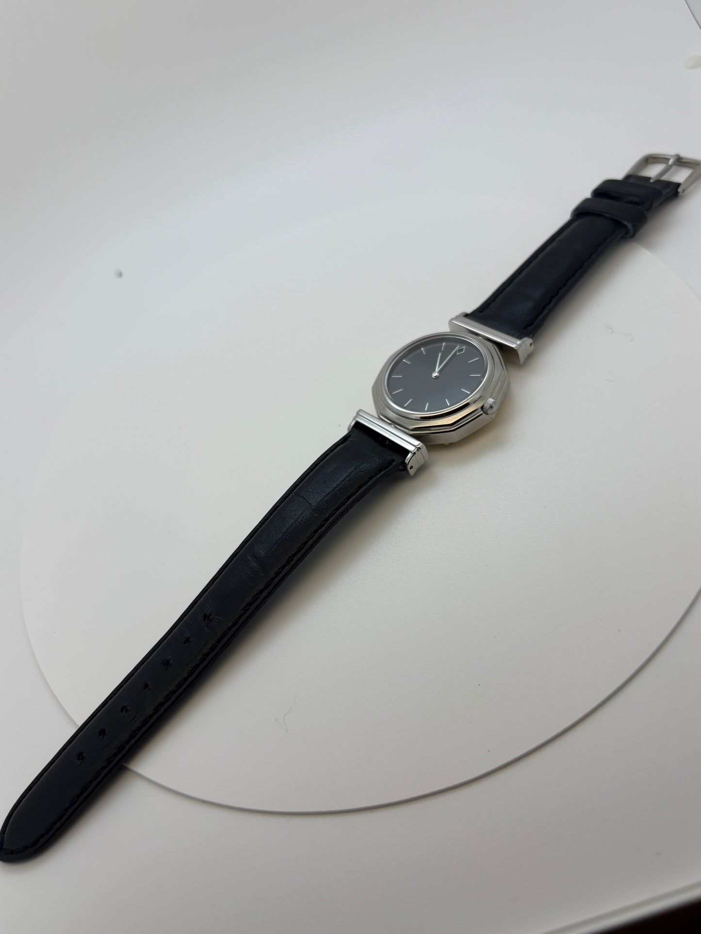 Super ultra rare Seiko 80s Black Diamond Reversible Watch  vintage V400-1220