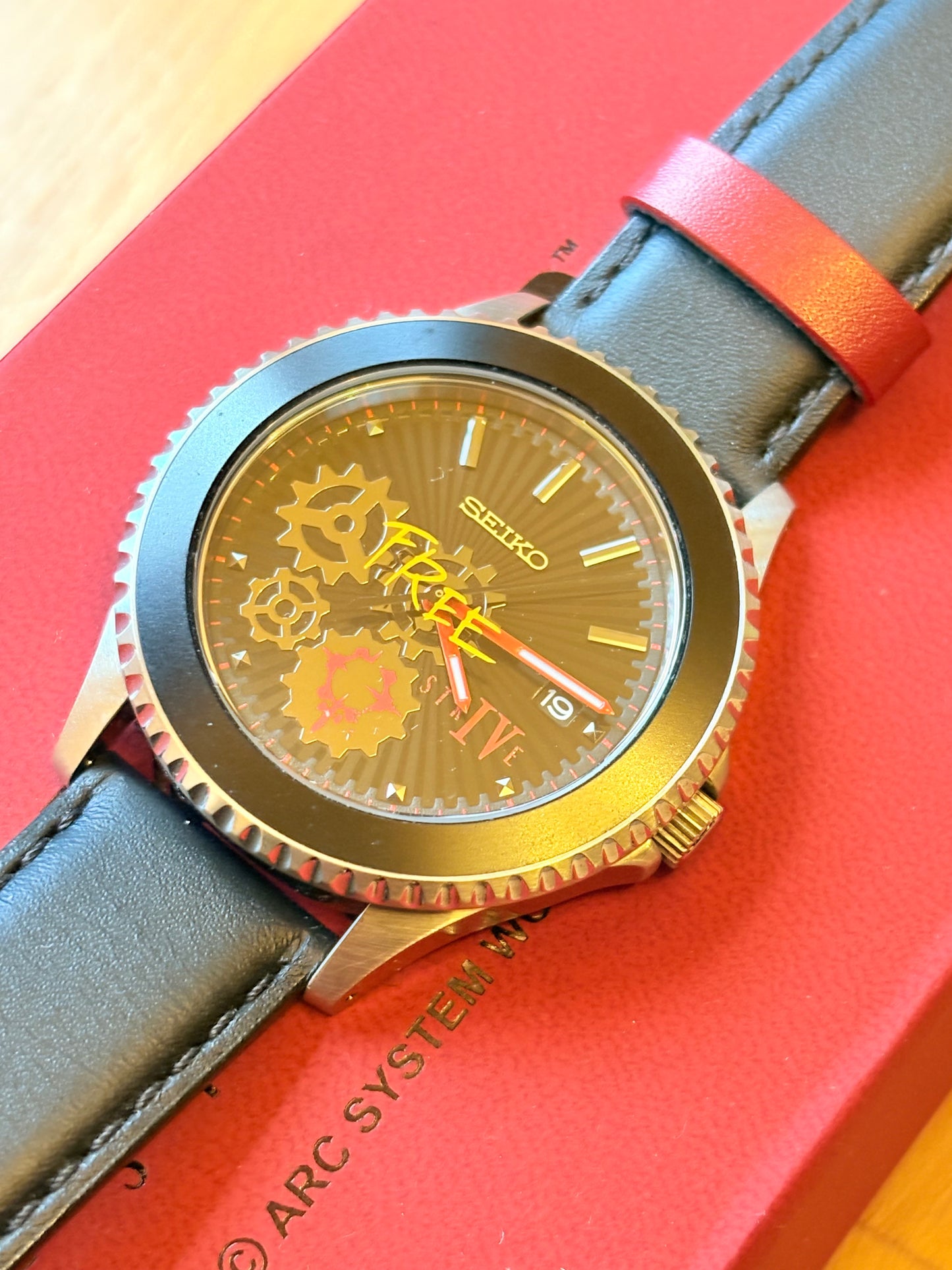 very rare  seiko×guilty gear collaboration model