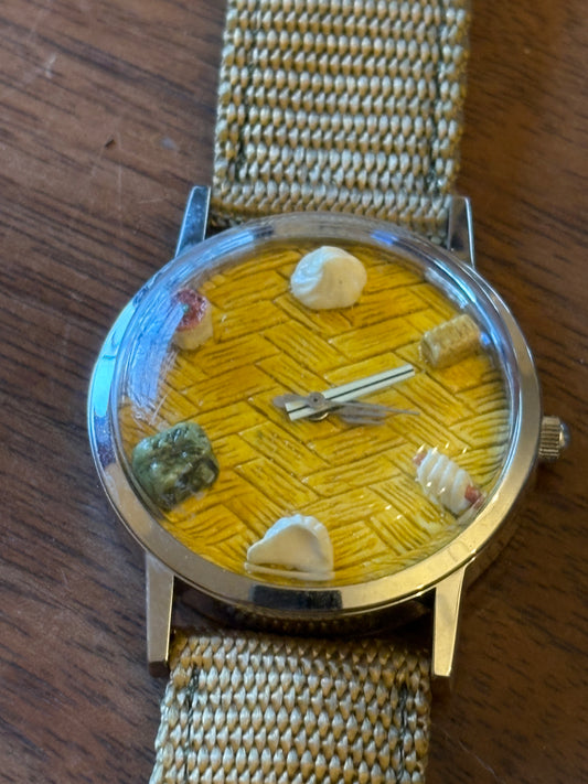 Unused 90s　Shanghai Tang　Steam basket  watch