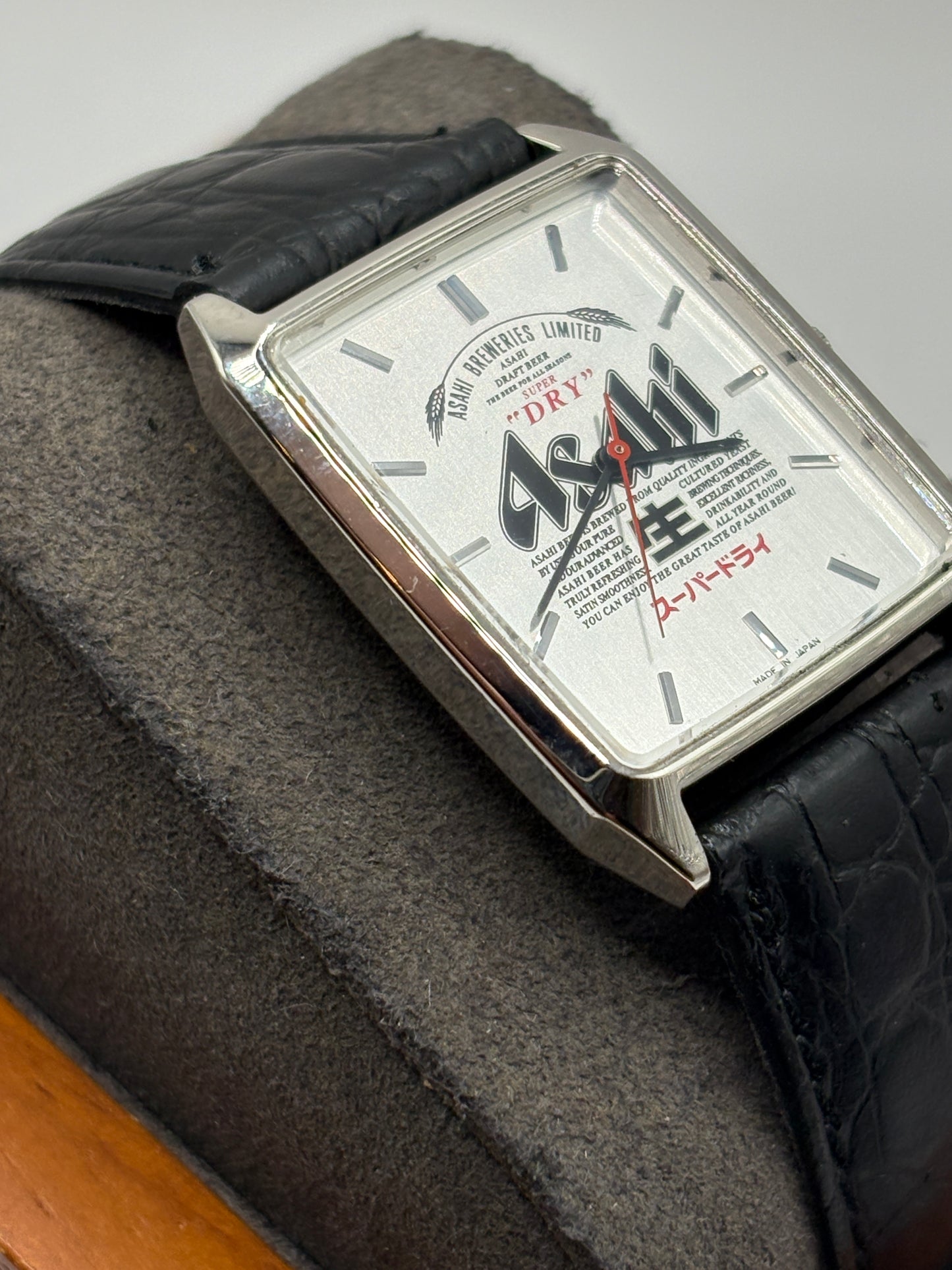 Super rare SEIKO vintage Asahi Super Dry made in japan