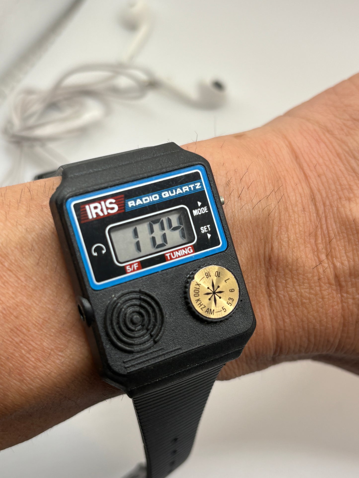 Super rare 80s radio watch
