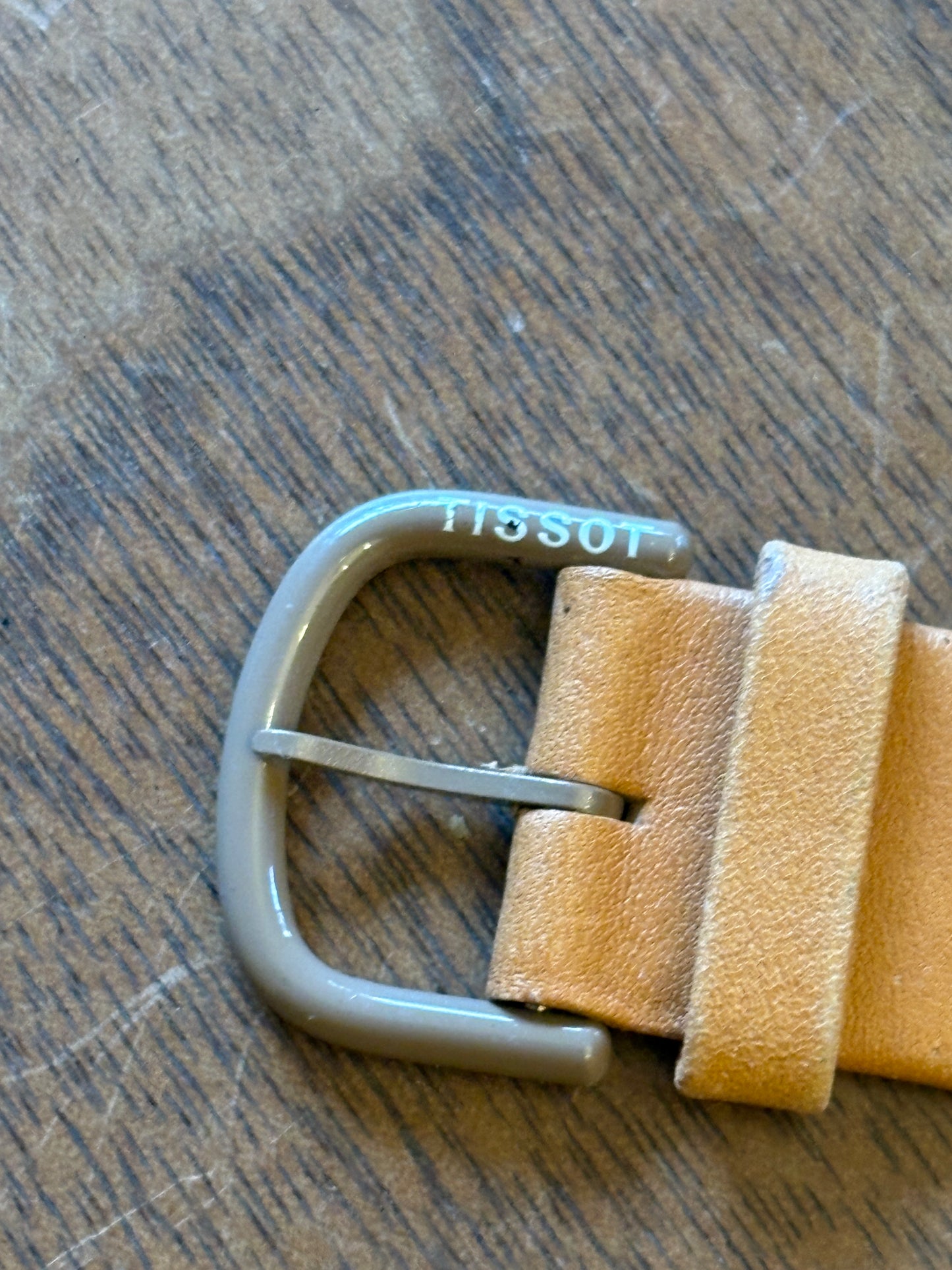 Vintage　super rare tissot wood watch