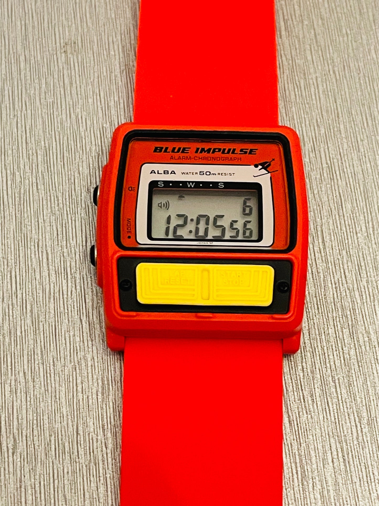 ultimate rare vintage seiko alba blue impulse y785-4000