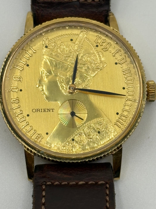 Super rare 90s vintage  ORIENT  COIN watch
