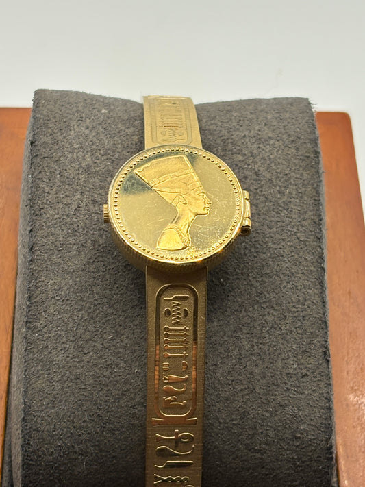 ②Ultra super rare 1985s vintage franklin mint company 22 gold seiko 1e20-0a20