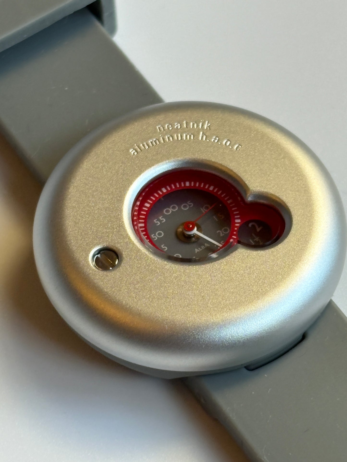 Super  rare unuesd  90s vintage  seiko alba neatnik aluminum