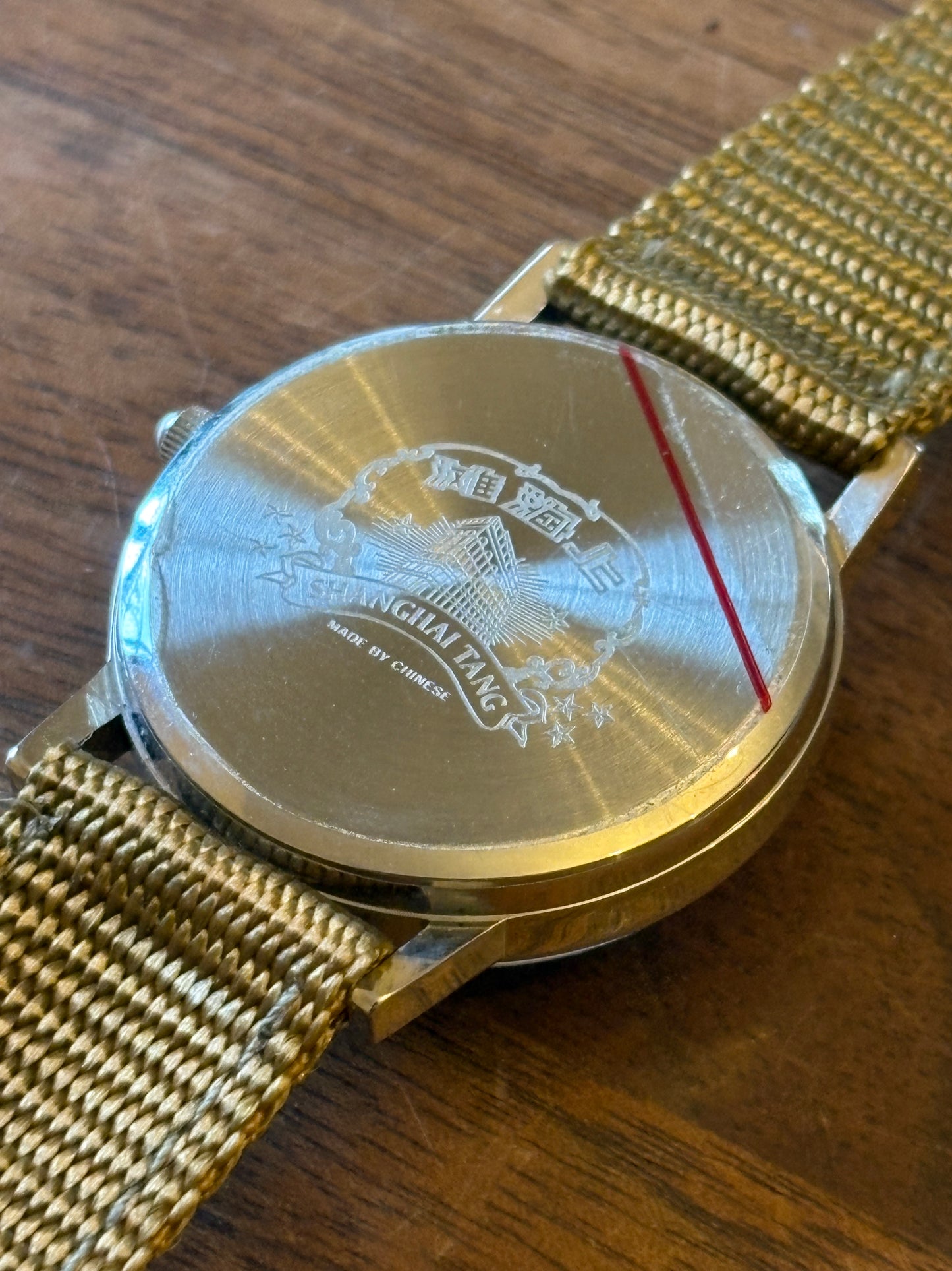 Unused super  rare watch 　Shanghai Tang　Steam basket  watch