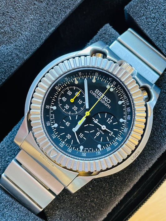 super rare vintage  Seiko Prospec series designed by Yura Takuya in 2005 and limited to 600 pieces worldwide