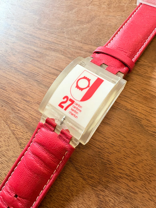 vintage very rare  REVERSO such a reversible watch swatch