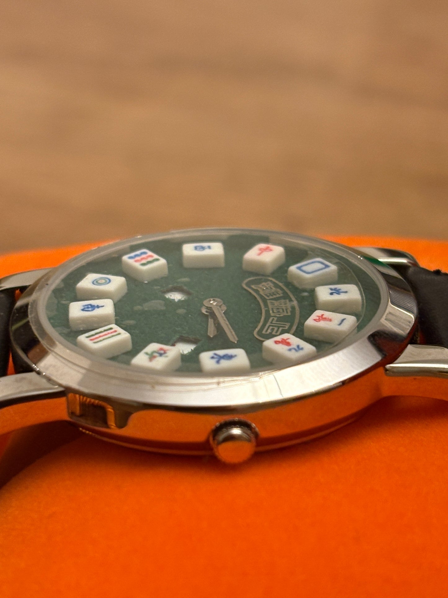 Super rare unused Shanghai  TANG mahjong tiles watch