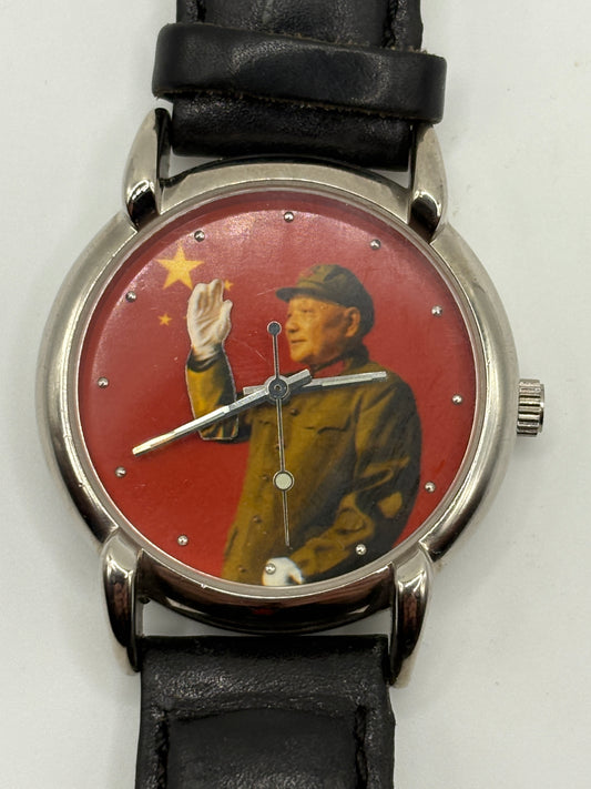 ②Very rare watch Deng Xiaoping waving watch　 Shanghai Tang  Mao Zedong