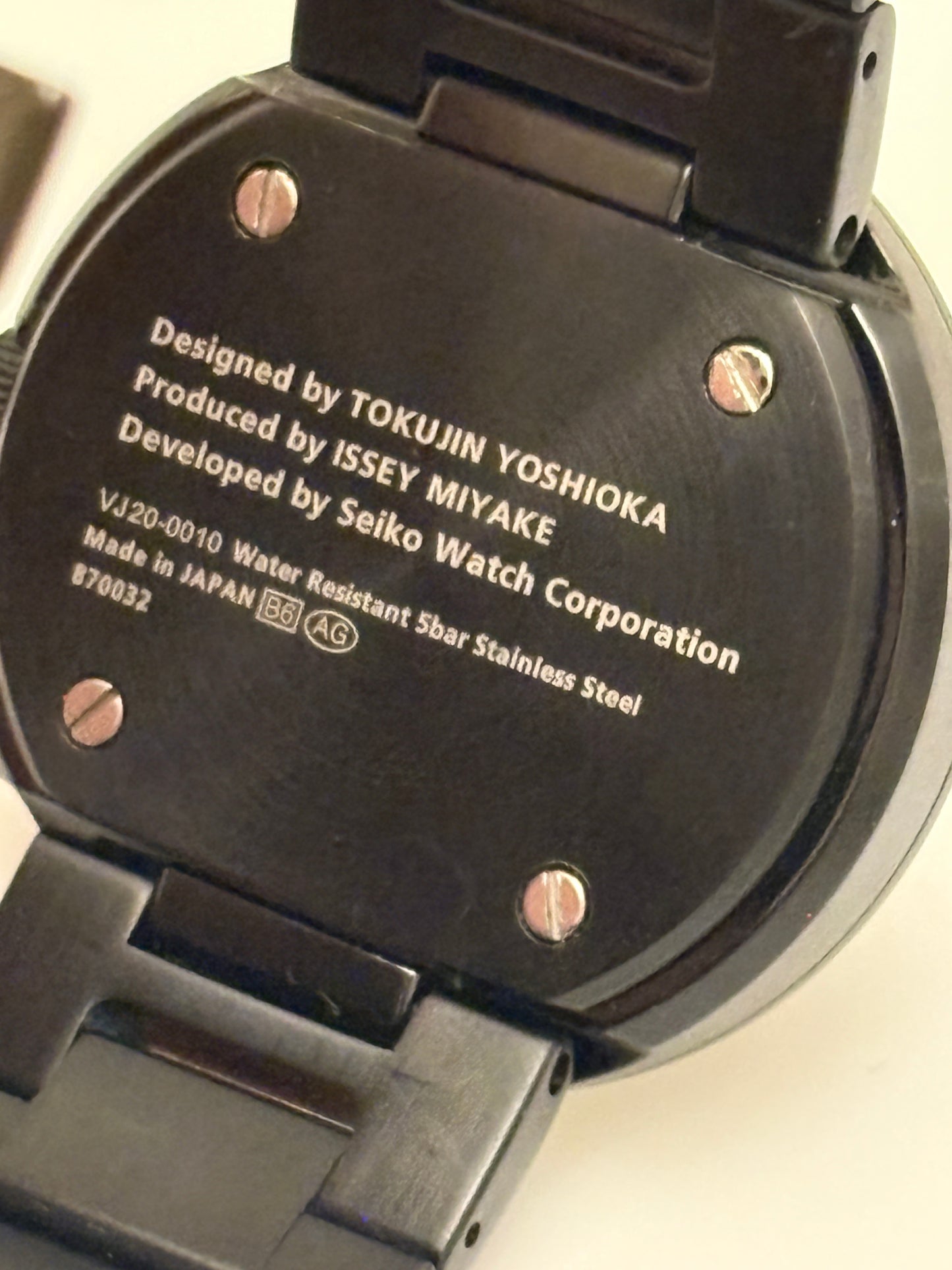 Super rare seiko ×　issey miyake design by TOKUJIN YOSHIOKA