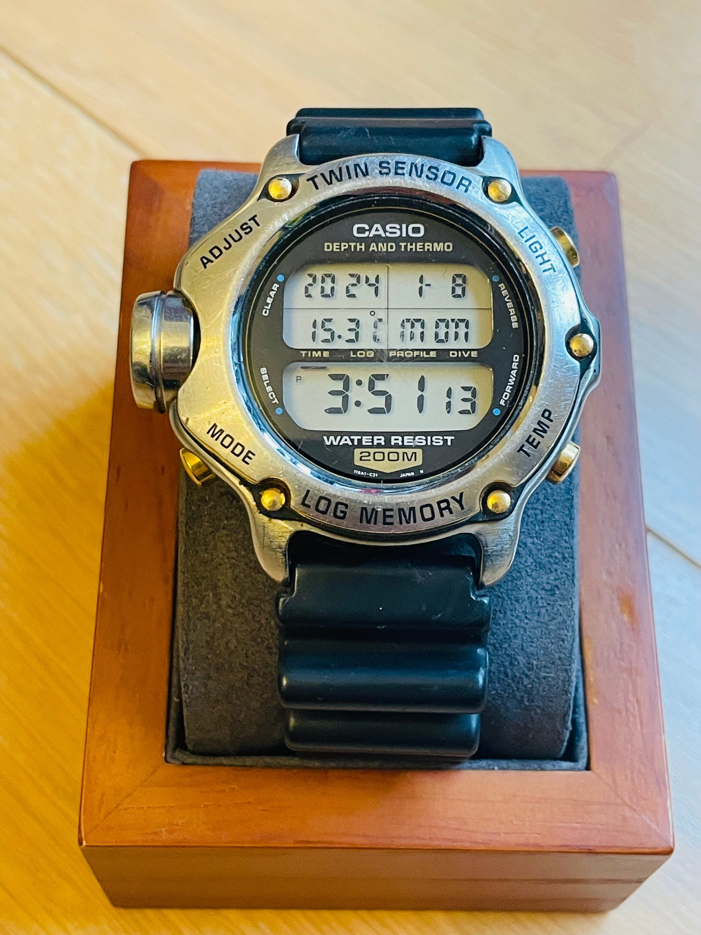Vintage 90's Casio Diver DEP-600