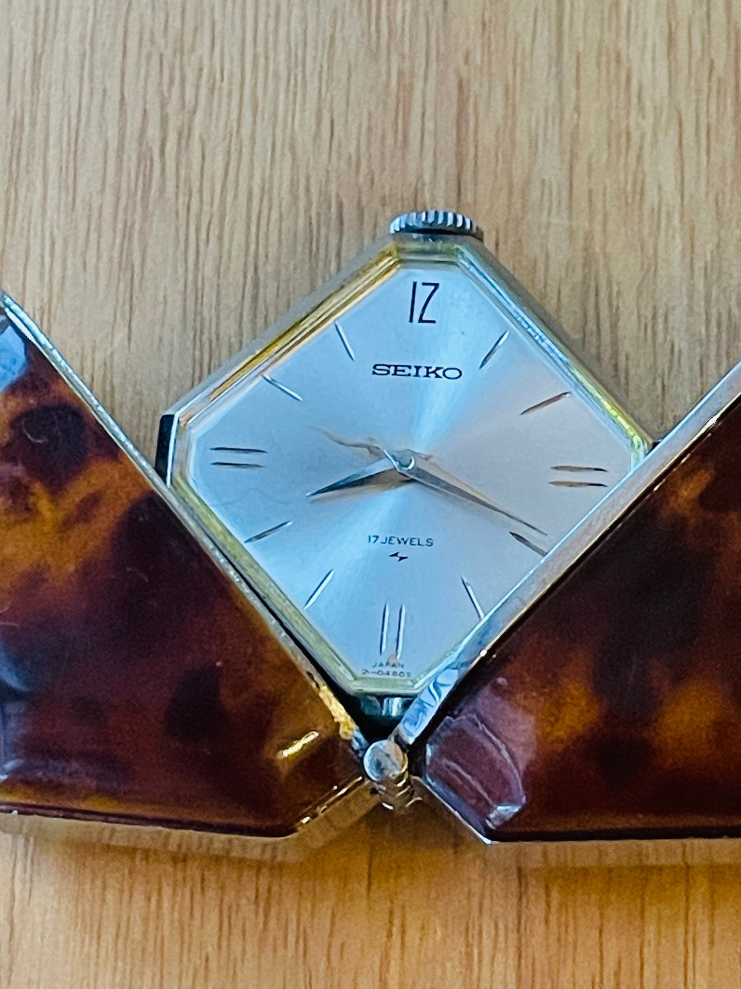 special rare SEIKO 70s VINTAGE  21-7210 hand winding pocket watch