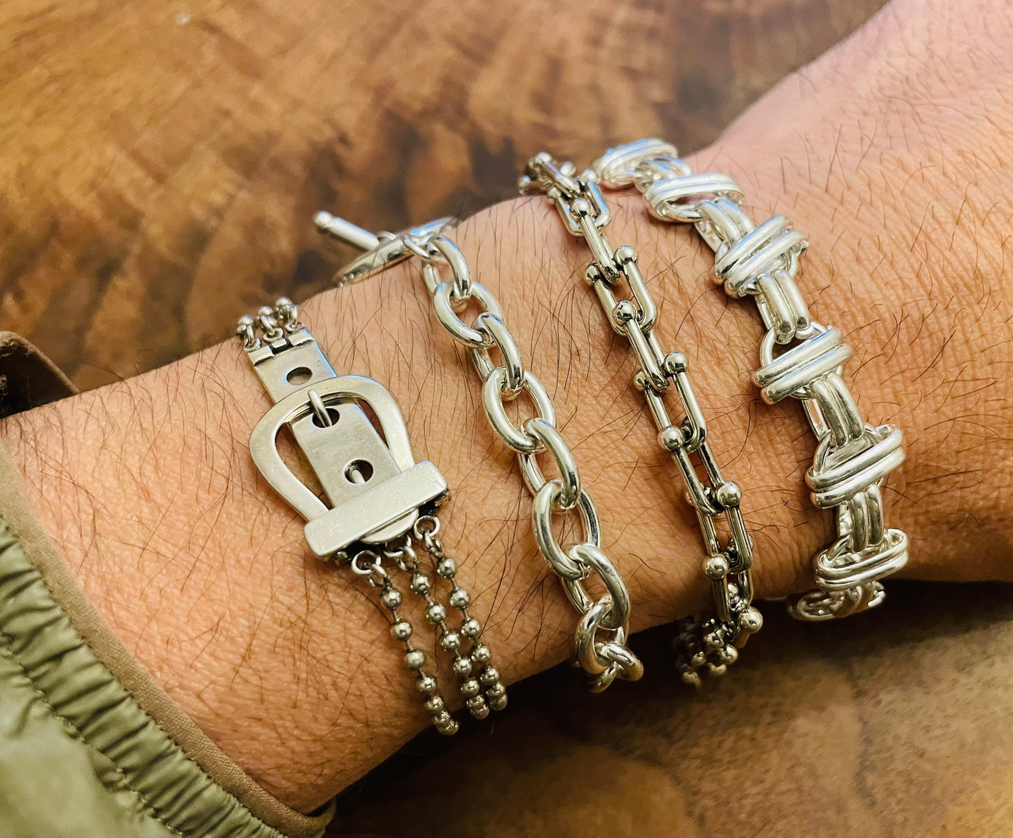 vintage Mexico  silver bracelet_1